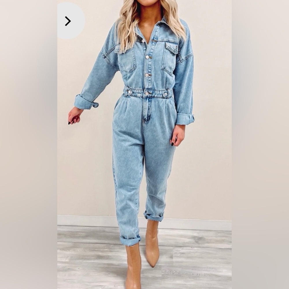 idem ditto denim jumpsuit Size L